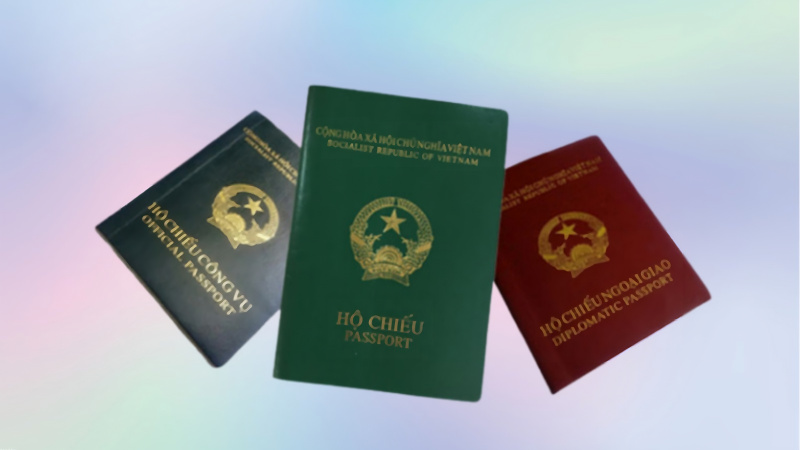 Có ba loại hộ chiếu chính