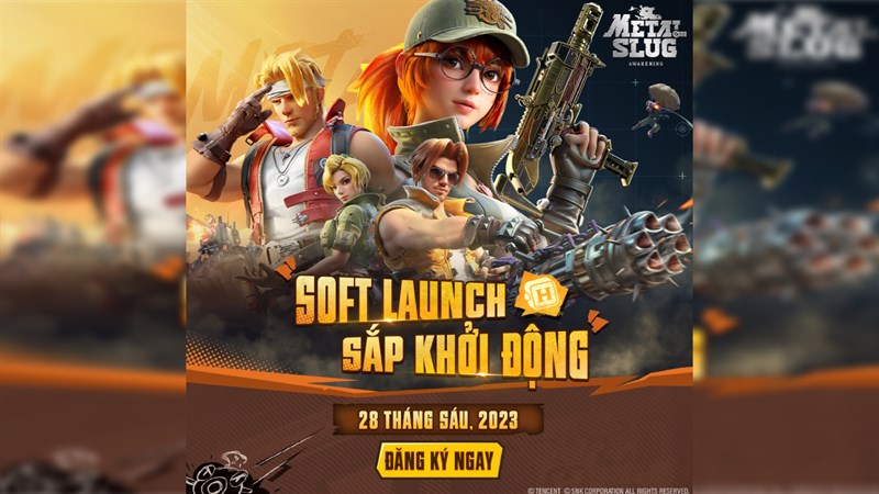 Metal Slug: Awakening công bố thời gian thử nghiệm, có thể chơi game từ 28/06