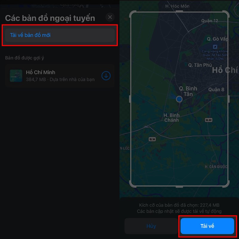Hướng dẫn cách tải bản đồ offline iOS 17