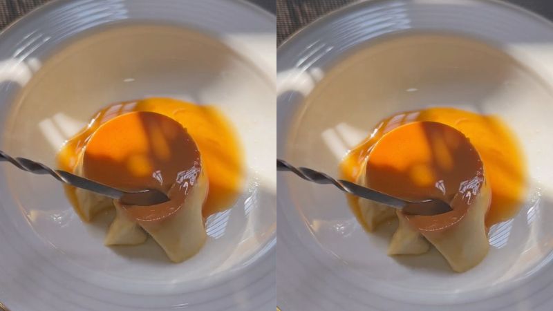Show your ingenuity with delicious, greasy coconut flan