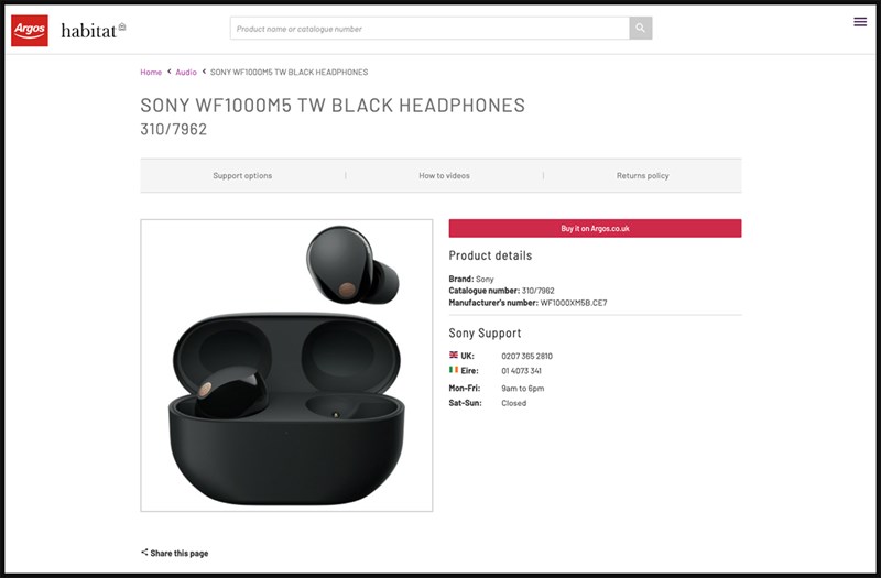 Tai nghe không dây Sony