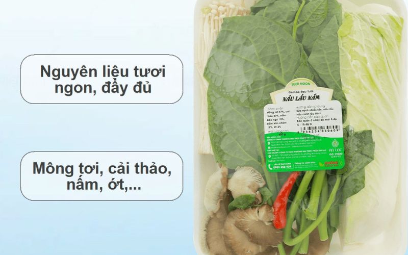 Rau nấu lẩu nấm