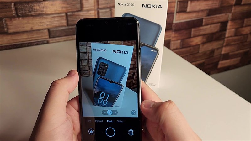 Nokia G100 camera đủ dùng.