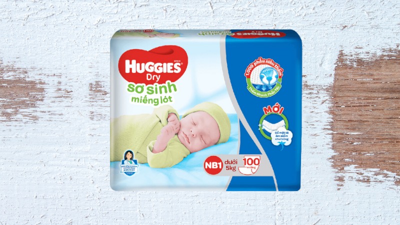 Miếng lót sơ sinh Huggies