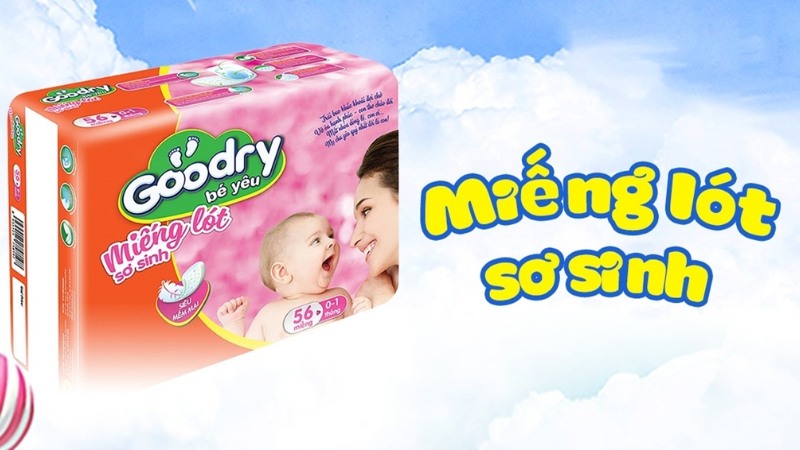 Miếng lót sơ sinh Goodry