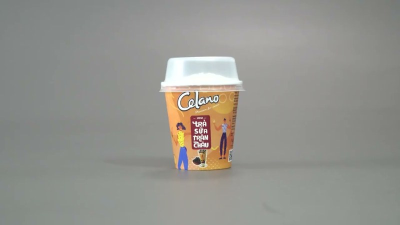 Kem trà sữa trân châu Celano ly 130ml (100g)