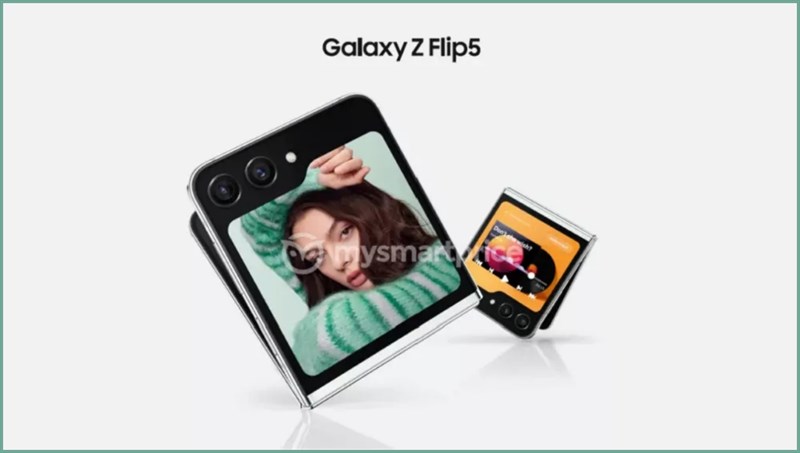 Galaxy Z Flip5 lộ ảnh poster trước đó