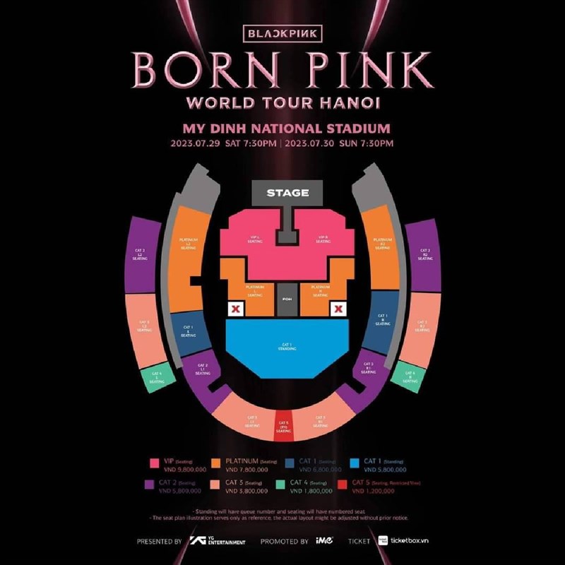 Cách mua vé Concert Blackpink ở Việt Nam