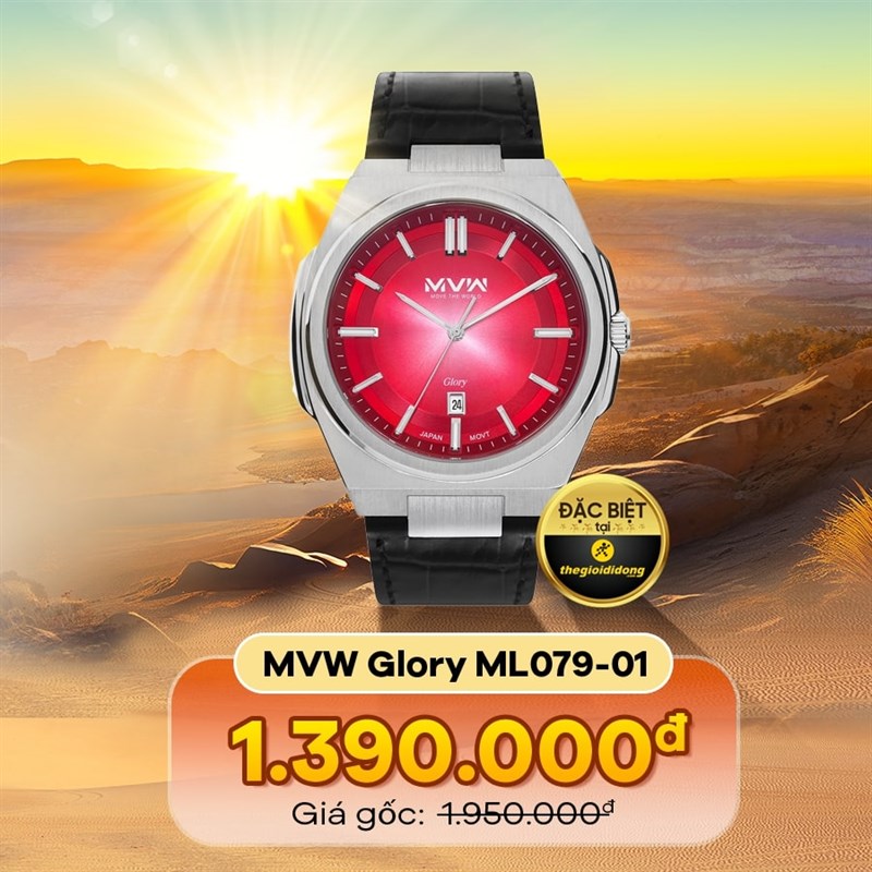 Đồng hồ MVW Glory 43 mm Nam ML079-01