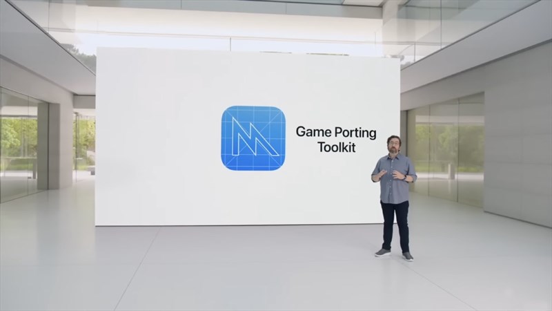 Game Porting Toolkit cho phép các nhà phát triển đưa các sáng tạo của họ vào hệ sinh thái Mac hiệu quả. Nguồn: Apple.