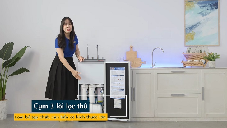 Cụm 3 lõi lọc thô