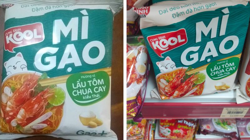 Mì vị lẩu tôm Cung Đình Kool