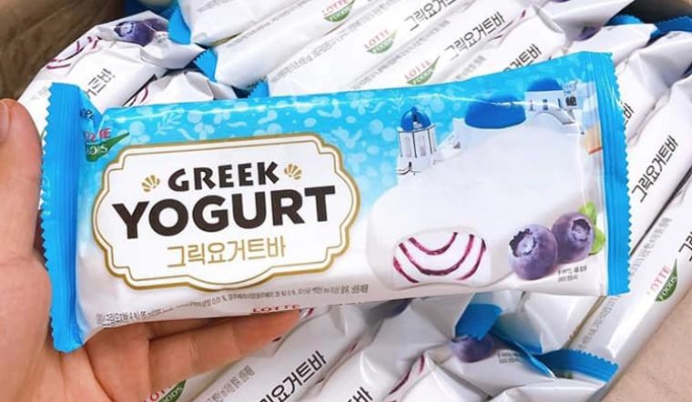 Chua ngọt mát lạnh với kem sữa chua việt quất Greek Yogurt 