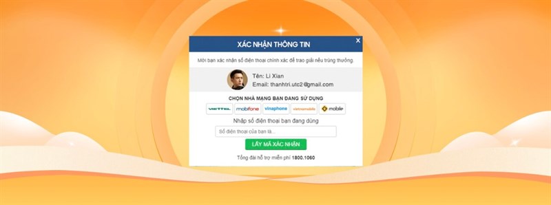 Quay số may mắn nhận mã giảm giá đến 500K, ai cũng có thể nhận quà!