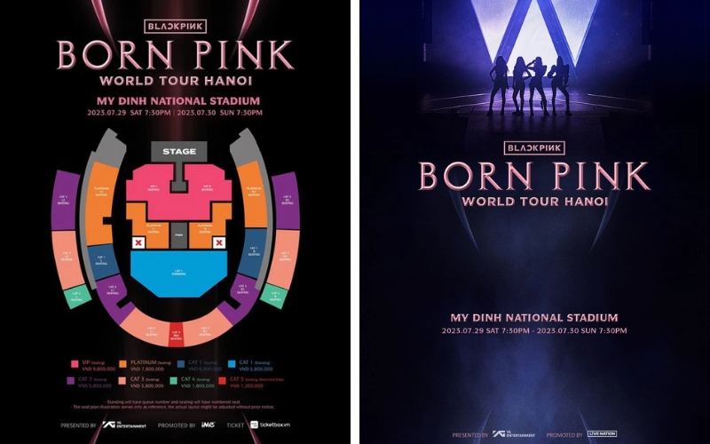 Cập nhật giá vé concert BLACKPINK mới nhất