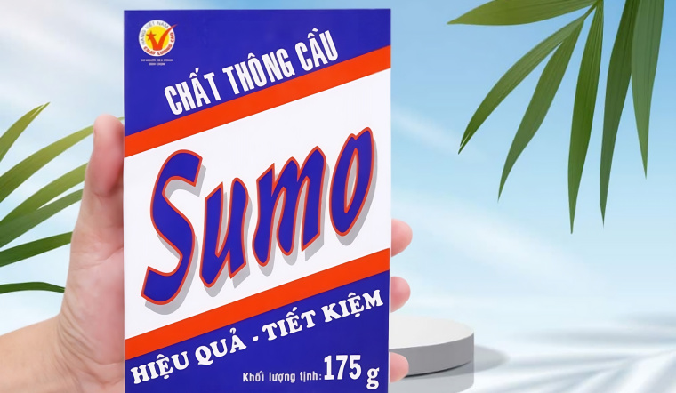 Ngoài thông tắc bồn cầu, sản phẩm thông cầu Sumo cũng có khả năng phân hủy các cặn bã