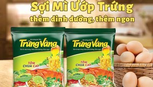 Trải nghiệm sợi mì ướp trứng độc đáo từ mì Trứng Vàng