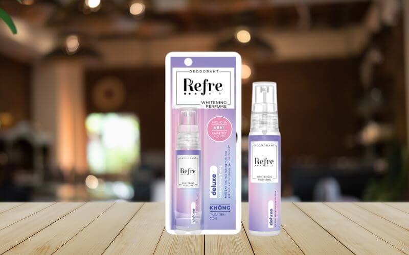 Refre Whitening Perfume Deluxe là một loại nước hoa mang đến một hương thơm sang trọng và quyến rũ.