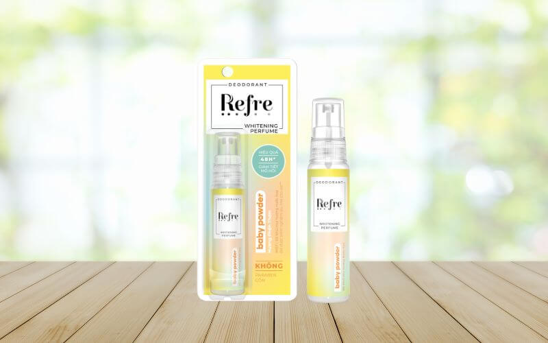 Refre Whitening Perfume Baby Powder - Hương Phấn Thơm