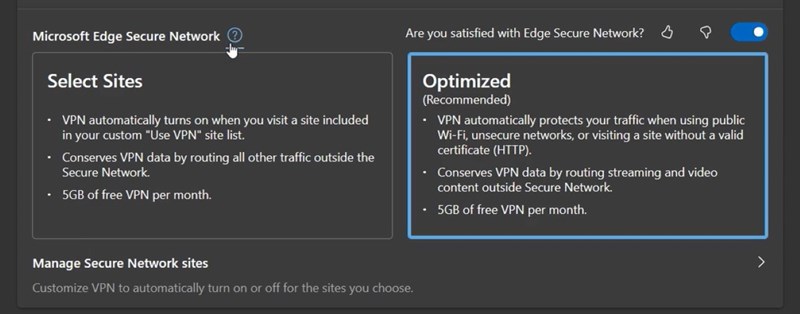 Bạn đã dùng thử VPN trên Microsoft Edge chưa?