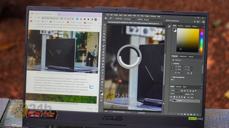 ASUS TUF F15 FX507VV4 còn được trang bị dung lượng RAM 16 GB và mọi người có thể nâng cấp lên thành 32 GB nếu có điều kiện nha!