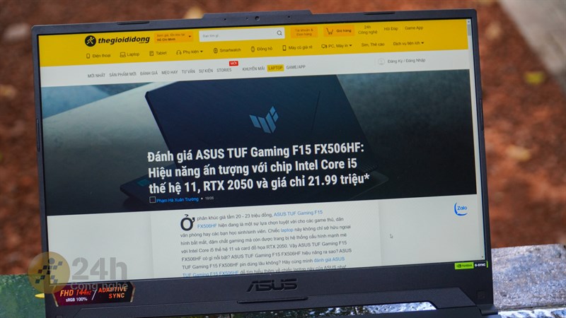 Với Intel Core i9 - 13900H thì mình có thể làm việc cực kỳ hiệu quả trên ASUS TUF F15 FX507VV4