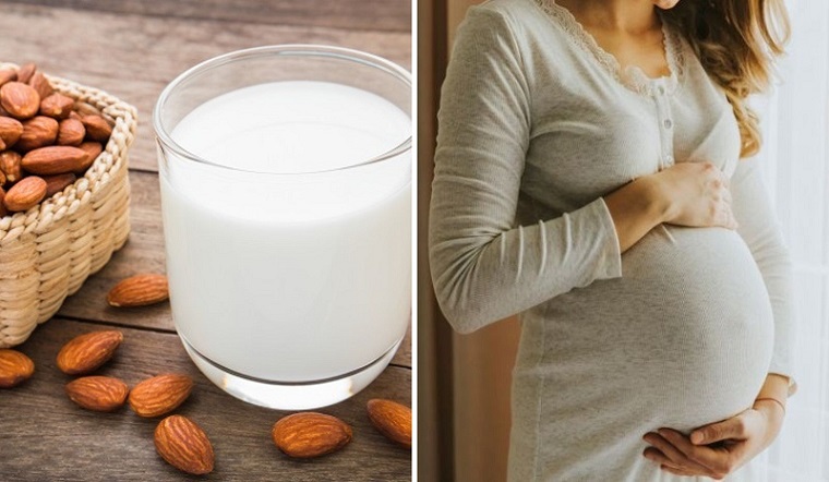 7 lợi ích của sữa hạnh nhân với sức khỏe bà bầu và thai nhi