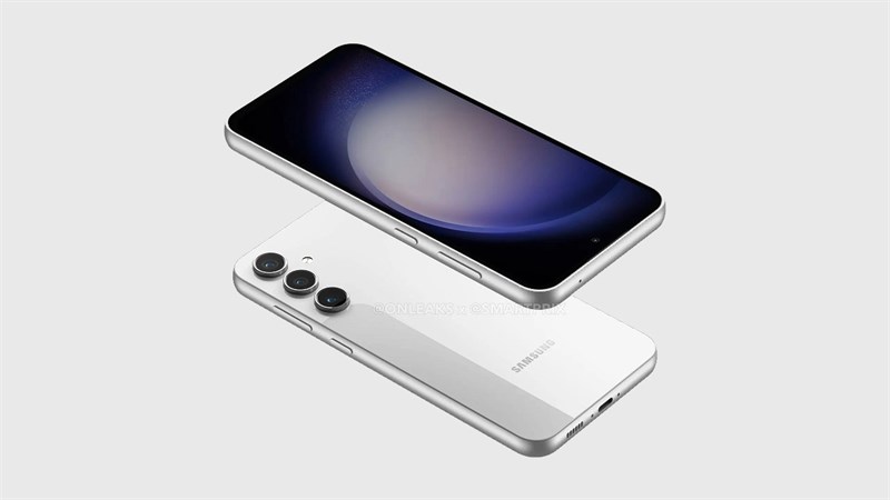 Ảnh render ngoại hình Galaxy S23 FE của Onleaks