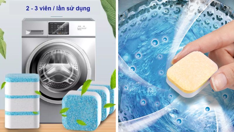 4 lợi ích cực hay của viên tẩy máy giặt, tiết kiệm chi phí bảo dưỡng