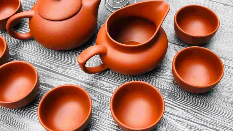 You do not need to wash clay teapots too frequently with strong detergents