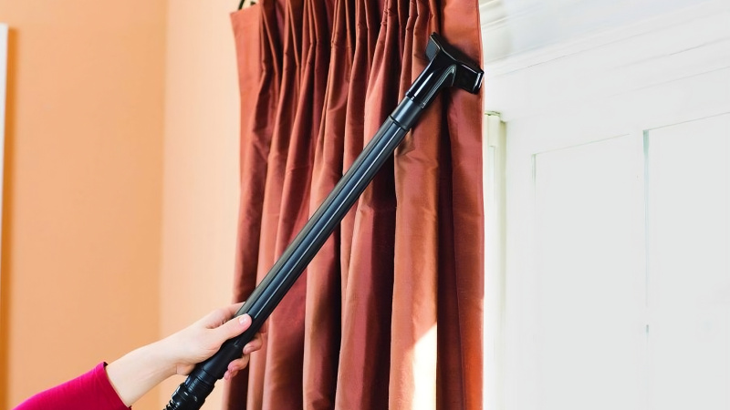 Curtains do not need to be cleaned too frequently to avoid damage
