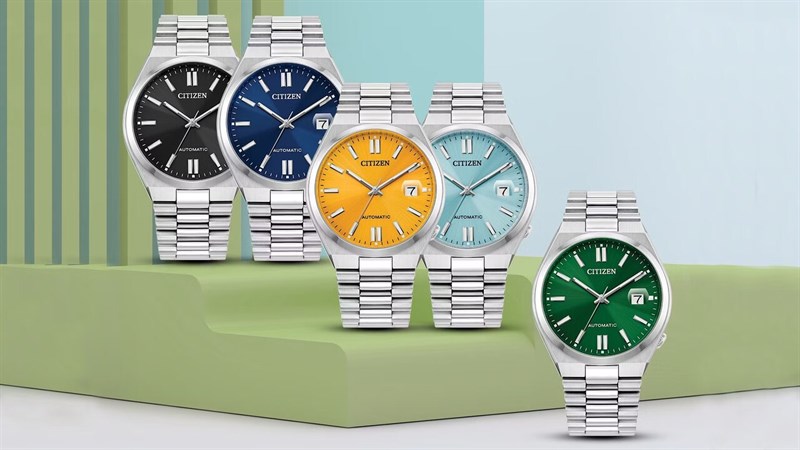 Thiết kế không thua kém những mầu đồng hồ cơ cao cấp. Thiết kế không thua kém những mầu đồng hồ cơ cao cấp.