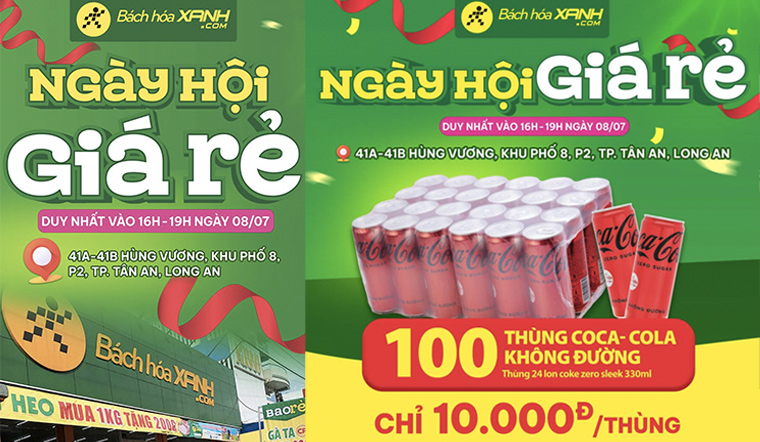 Cách tham gia chương trình khuyến mại EVENT GIÁ SỐC