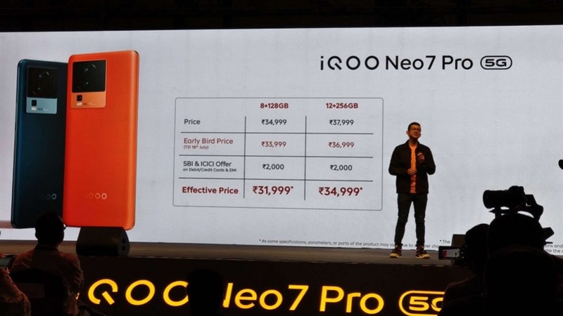 iQOO Neo7 Pro 5G chính thức ra mắt