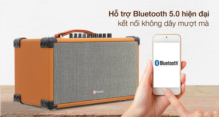 Loa karaoke xách tay hỗ trợ Bluetooth