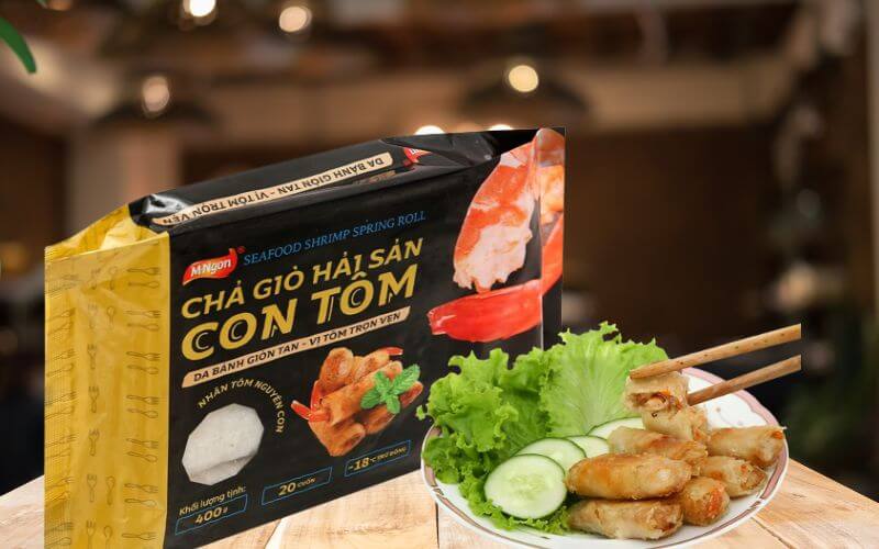 Chả giò hải sản con tôm M.Ngon