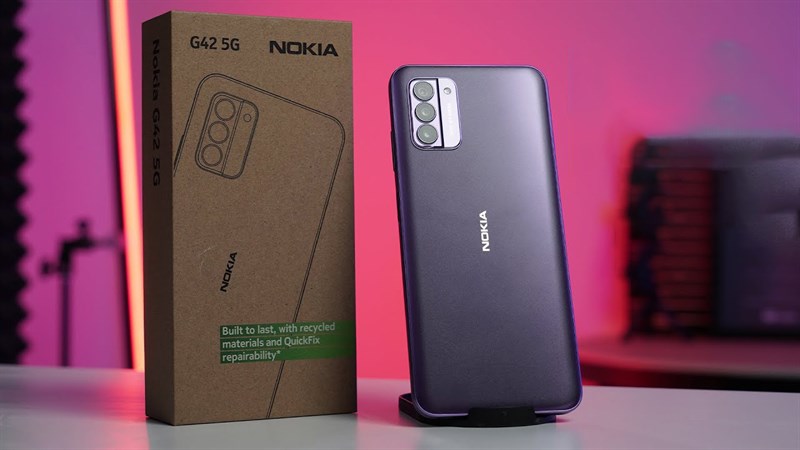 Hộp đựng Nokia G42 5G được làm từ carton