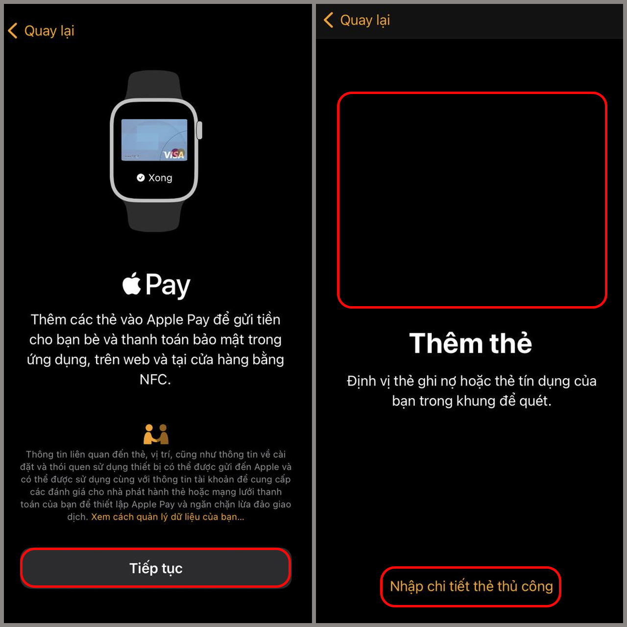 Cách dùng Apple Pay trên Apple Watch