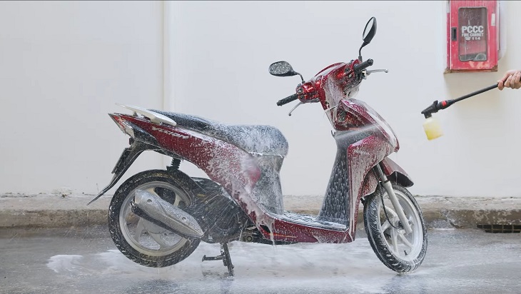 Kết hợp bình xà phòng tạo bọt tuyết