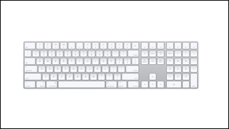 Bàn phím Apple Magic Keyboard với phím số MQ052 Bạc