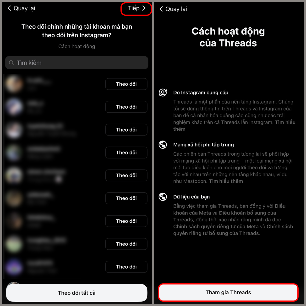 Cách tải Threads trên iPhone