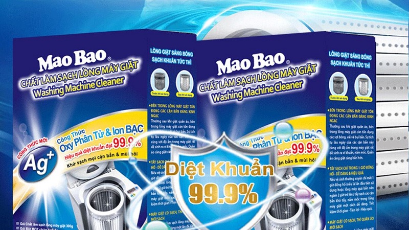 Bột vệ sinh lồng máy giặt Mao Bao