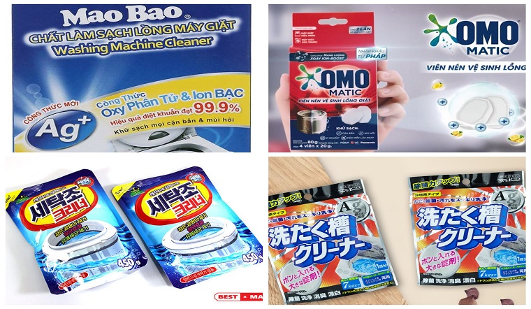 Top 5 sản phẩm tẩy rửa lồng giặt tốt nhất, giá rẻ