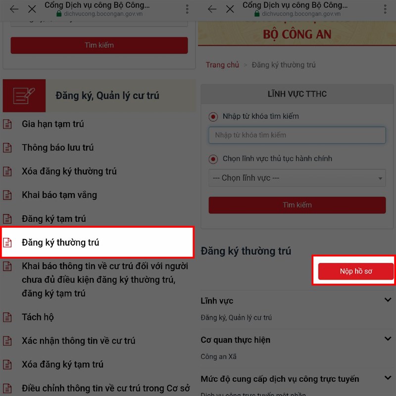 Cách đăng ký thường trú trên Zalo