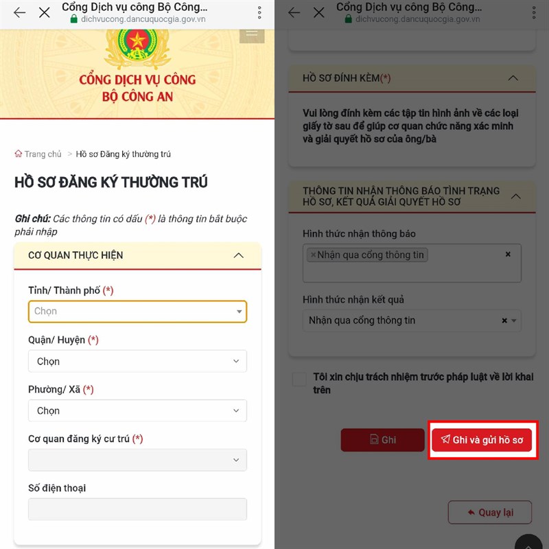 Cách đăng ký thường trú trên Zalo