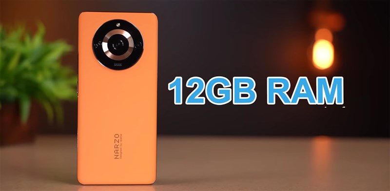 realme Narzo 60 Pro còn được trang bị dung lượng RAM lên đến 12 GB
