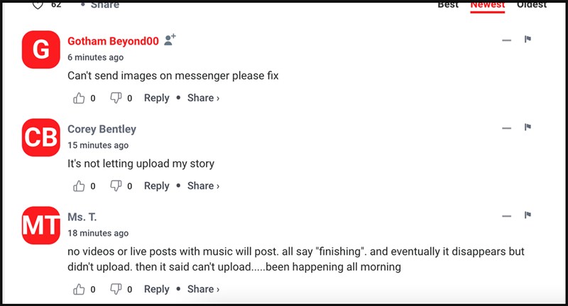 Facebook lỗi