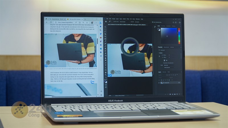 ASUS Vivobook 15 X1504VA được trang bị dung lượng RAM 8 GB onboard và có thêm một khe trống để người dùng có thể nâng cấp thêm 8 GB.