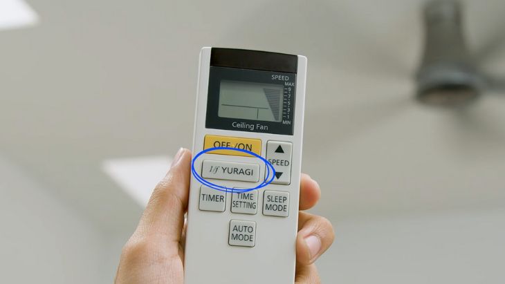 Chế độ gió tự nhiên (Yuragi) mô phỏng gió tự nhiên