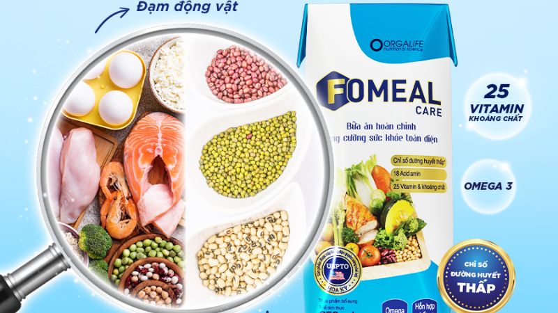 Một số thành phần nổi bật của soup vi chất Fomeal Care Gold